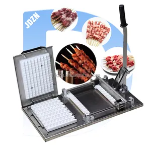 Hot sale kebab maker manual kebab skewer machine automatic kebab sausage meat chicken skewer machine