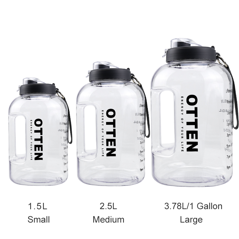 Factory Direct sale Bpa Free Wide Mouth 2.5 liter Plastic Water Bottle Gym Half Gallon Water Bottles