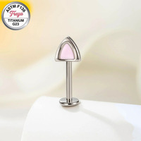 Piercing d'oreille Freya G23 en titane, forme flèche, 16G, pour tragus, cartilage, daith, bijoux de créateur pour femme