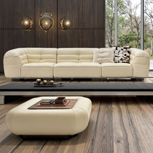 كرسي حديث وفاخر من وحدات مقطعية مع تصميم متموج للشقة أفضل أثاث غرفة معيشة قابل للتمديد - Product Image 1