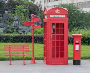 Tirelire vintage en forme de cabine téléphonique londonienne, boîte à monnaie en métal, tirelire pour garçon et fille, cadeau d'anniversaire, décoration de table à la maison, rouge, artisanat - Product Image 4