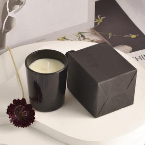 Usine multicolore multi-parfum aromathérapie verre tasse soja cire d'abeille plante bougie parfumée - Product Image 1