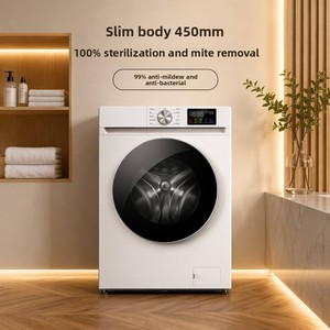 Nouvelle machine à laver électrique à tambour à inversion intégrée, écran couleur intelligent, 7 kg, entièrement automatique, économe en énergie, pour la maison et l'hôtel - Product Image 2