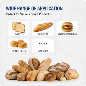 Ligne de production de pain automatique multifonctionnelle à trois rouleaux <span class=keywords><strong>pour</strong></span> la fabrication de pains à burger, de toasts et de baguettes – Solution <span class=keywords><strong>pour</strong></span> boulangerie - Product Image 6