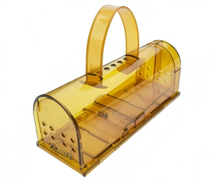 Piège à souris à libération facile, cage de capture vivante, réutilisable, en plastique, sûr, pour la capture de rongeurs, pour une utilisation en intérieur, en extérieur et dans le jardin - Product Image 4