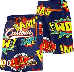 BSCI Wholesale 100% <b>Polyester</b> Summer Basketball <b>Shorts</b> Customizable Logo Sublimated Breathable Quick Dry for Plus Size Printed - Product Image 1