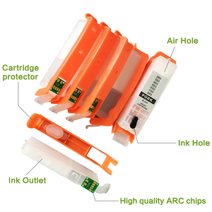 Cartucho de Tinta Recargable Vacío PGI-550 CLI-551 de 6 Colores con Chip para Impresora <span class=keywords><strong>Canon</strong></span> <span class=keywords><strong>PIXMA</strong></span> <span class=keywords><strong>MG6350</strong></span> MG7150 IP8750 - Product Image 2