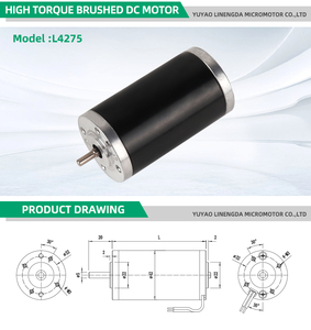 L4275 DC 24V nam châm vĩnh cửu động cơ bàn chải 3540 vòng/phú<span class=keywords><strong>t</strong></span> mô-men xoắn 495.6 cho thuyền thiế<span class=keywords><strong>t</strong></span> bị nhà thông minh Home & Fan sử dụng - Product Image 6