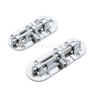 Stainless Steel <b>Door</b> Bolt 108x38mm <b>Mirror</b> Polished Latch For Marine Hardware Replacement - Product Image 1