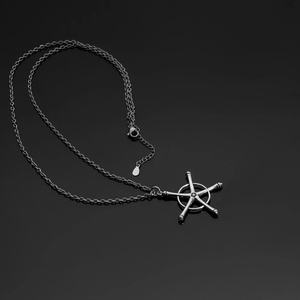 Anime <span class=keywords><strong>Bleach</strong></span> collar <span class=keywords><strong>Ishida</strong></span> Uryuu Ginreigojiaku Unisex colgante gargantilla joyería moda Cosplay Accesorios - Product Image 4