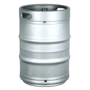 1/2 <span class=keywords><strong>50</strong></span> <span class=keywords><strong>Litres</strong></span> 15.5 Gallons Fûts en acier inoxydable usagés Fûts de bière fabriqués par des fournisseurs américains - Product Image 1