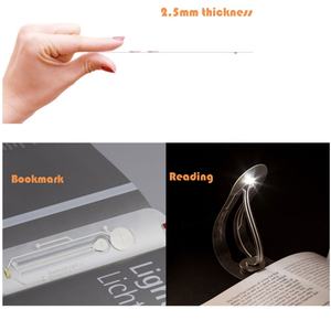 Lampe de lecture LED portable mini format pour livre, à clipser, idéale pour la lecture nocturne au lit (vente en gros) - Product Image 5