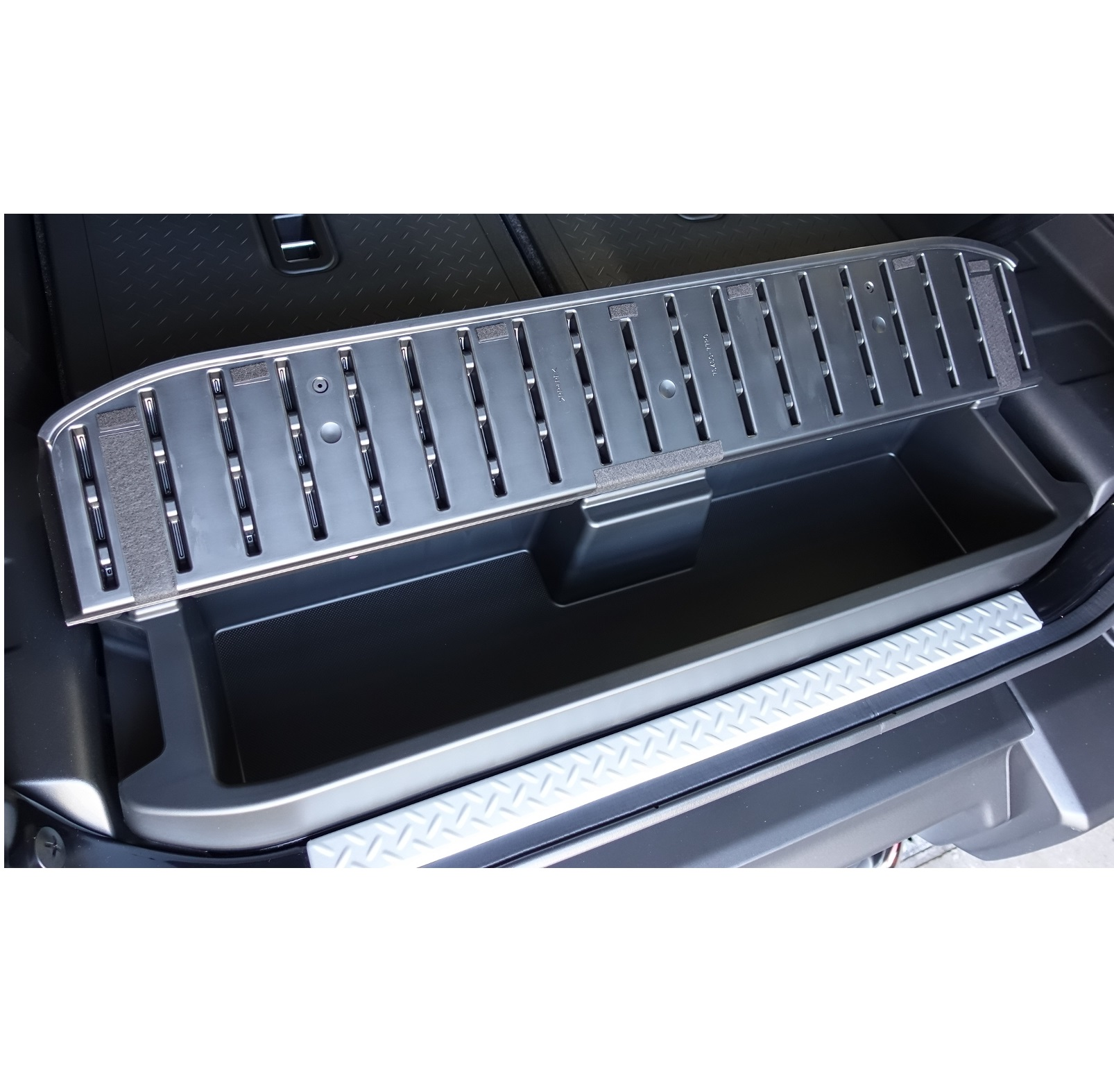 Support Rangement Latéral Coffre Suzuki Jimny 2019-2023 – Boîte Outils/accessoires En Aluminium Noir - 5