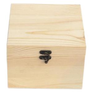 Cajas de Almacenamiento de Madera, Pino Sólido, Rectangulares, Apilables, para Regalos y Manualidades, 8 cm de Alto, DS6315 - Product Image 4