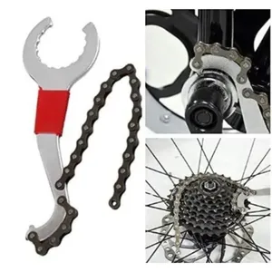 Clé à chaîne de vélo, clé à roue libre, clé à boulon de boîtier de pédalier, clé à écrou de blocage Esg15687 - Product Image 4