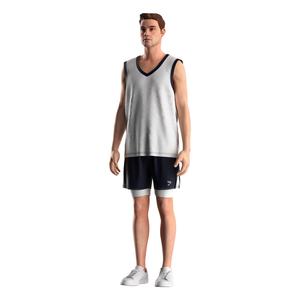 Shorts de basketball double couche, pas besoin de sous-vêtements supplémentaires, doublure anti-frottement, séchage rapide, respirant, pour les joueurs de basket sérieux - Product Image 2