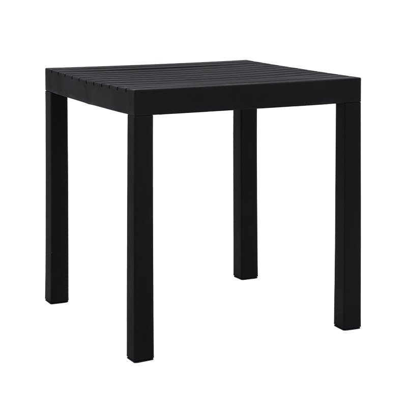 Black square table "70*70cm]