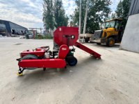 Enrouleur et ensacheur de balles rondes hydraulique portable pour tracteur, pour ensilage agricole, automatique, haute efficacité