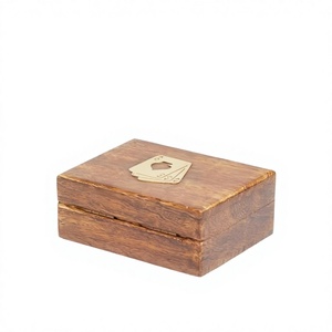 Boîte décorative en bois personnalisable, finition naturelle, écologique, boîte cadeau très vendue, boîte de présentation et de rangement de bijoux personnalisée, décoration - Product Image 1