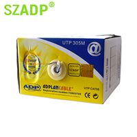 Cable LAN Cat5e SFTP blindado con lámina protectora, cable de red trenzado de 4 pares, 100MHz Gigabit Ethernet