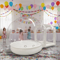 Château gonflable PVC de haute qualité pour enfants, maison à bulles gonflable avec fond rebondissant, maison à bulles pour enfants