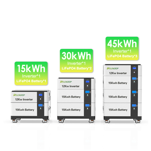 Inversor de 12kva con batería LiFePO4 20kwh 30kwh 45kwh 50kwh baterías para sistema fotovoltaico <span class=keywords><strong>48V</strong></span> LiFePO4 almacenamiento hogar Solar Kit - Product Image 1