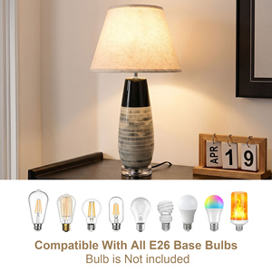 Achat en gros de lampes en céramique contemporaines de 26,38 pouces de hauteur, base E26, design <span class=keywords><strong>à</strong></span> brancher, éclairage tendance pour salon et chambre <span class=keywords><strong>à</strong></span> coucher - Product Image 4