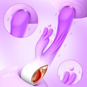 2-in-1 Clitoral &amp; <strong>G</strong>-<strong>Spot</strong> Nipple <strong>Stimulation</strong> <strong>Vibrator</strong> With 10 Frequencies USB Rechargeable IPX6 Waterproof Eco-Friendly For Women - Product Image 3