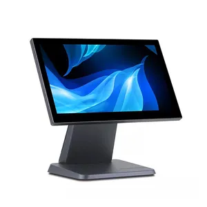 Système TS140 POS écran tactile pliable support tout-en-un linux pos matériel dispositif terminal android caisse enregistreuse