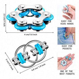 <span class=keywords><strong>Jouet</strong></span> <span class=keywords><strong>anti</strong></span>-<span class=keywords><strong>stress</strong></span> en métal durable, type Fidget Slider, <span class=keywords><strong>action</strong></span> fluide, pour adultes et enfants, outil de thérapie pour soulager l'anxiété - Product Image 5