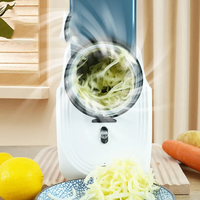 Nouveauté Nicebuy : Coupe-légumes électrique multifonctionnel, trancheuse, hachoir, en ABS et acier inoxydable, pour salades, écologique