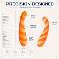 Vibrateur anal interactif pour femmes, rechargeable, étanche IPX7, 10 fréquences, grand modèle, stimulation du point G, faible bruit 50dB, orgasme