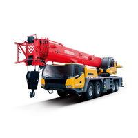 Donnez de la puissance à votre chantier : grue hydraulique sur camion STC800C5-8 de 80 tonnes à vendre, haute efficacité et fiabilité