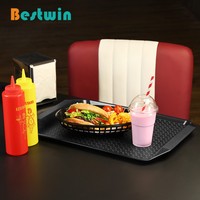 Plateau rectangulaire antidérapant en polypropylène (PP) pour café-restaurant et restauration rapide