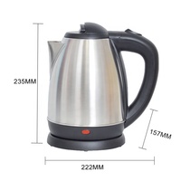 Bouilloire électrique en acier inoxydable de 1,8 L, colorée, prix de gros, YD-182A