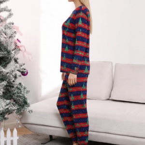 2026 Popular Family Matching <strong>Christmas</strong> Pajamas Set Long Sleeve Winter Clothes for Women Home Wear Thermal Sleepwear <strong>Lady</strong> <strong>Pjs</strong> - Product Image 3