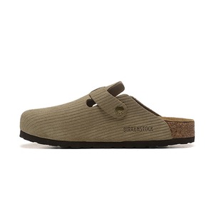 Sabots Boston style Birkenstock pour femmes, <span class=keywords><strong>mules</strong></span> en daim, sandales orthopédiques en liège à semelle souple, prix d'usine, logo personnalisé - Product Image 3