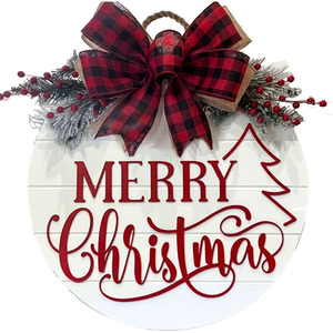 Giáng Sinh Bằng Gỗ Cửa Logo Trang Trí Treo Tường Phòng Khách Duy Nhất Tầng Đa Chức Năng Lưu Trữ Chủ - Product Image 2