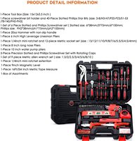 Hot Sale Wholesale High Quality 186pcs Men and Women's Home Repair Kit Household Hardware Tool Set Socket Wrench Sets