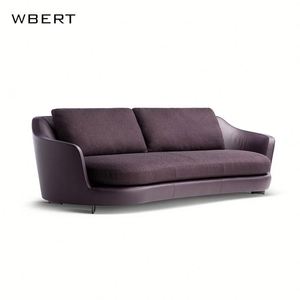 WBERT Italiano Minimalista Creativo Tapizado Sofá Moderno Ligero Lujo Hotel Apartamento Sala de Estar Doble y Triple Sofá Set - Product Image 6