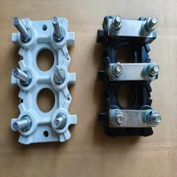 Bloc de bornes de moteur 195*130mm avec goujon à vis M12, compatible Siemens, pièce de rechange pour tableau de câblage triphasé
