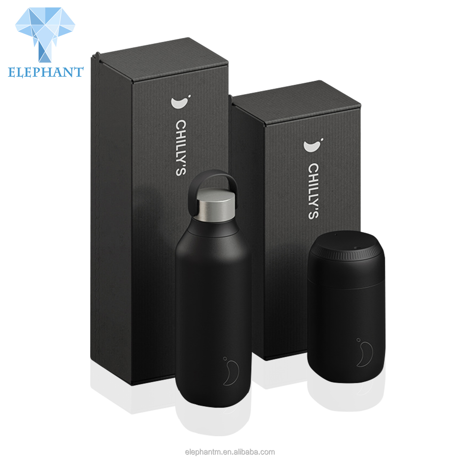 Custom Logo Kraft Paper Box Black Custom For Mystery Packaging