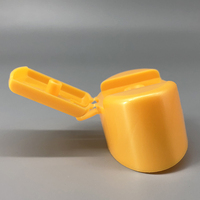 Tapa superior abatible de plástico de 200ml y 400ml para botella de champú y acondicionador de cabello Tapas y cierres de cierre convenientes