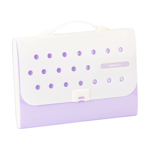 Organisateur de documents à grande capacité avec 13 pochettes, poignée rétractable, dossier extensible A4, sac de rangement pour papeterie, classeur accordéon pour le bureau - Product Image 5