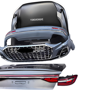 Kit Carrozzeria Horch per <span class=keywords><strong>Audi</strong></span> A8 <span class=keywords><strong>D4</strong></span> (2011-2017) Aggiornamento Stile A8 D5 (2023) con Paraurti, Fari, Fanali Posteriori, Cofano e Parafanghi - Product Image 4