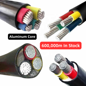 Câbles d'alimentation en cuivre pour mise à la terre, isolés PVC CU/XLPE/PVC, 70mm², 150mm², 185mm², 240mm², câble électrique 4 conducteurs 7 pour utilisation souterraine - Product Image 6