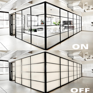 กระจกนิรภัยอัจฉริยะแบบมีมนต์ขลังที่สามารถเปลี่ยนระหว่างแบบใสและแบบฝ้าได้อย่างราบรื่น เหมาะสำหรับสำนักงานและบ้าน - Product Image 4