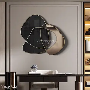 Vincentaa New Design Can Be Customized Modern Interior Bedroom Metal Wall Decoration Simple