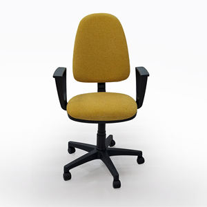 SILLA DE OFICINA MOD. START H en tela amarilla - Product Image 1