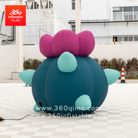 Cactus gonflable de dessin animé pour la décoration des fêtes